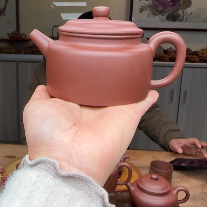 男***强茶壶紫砂老料清水泥紫砂壶