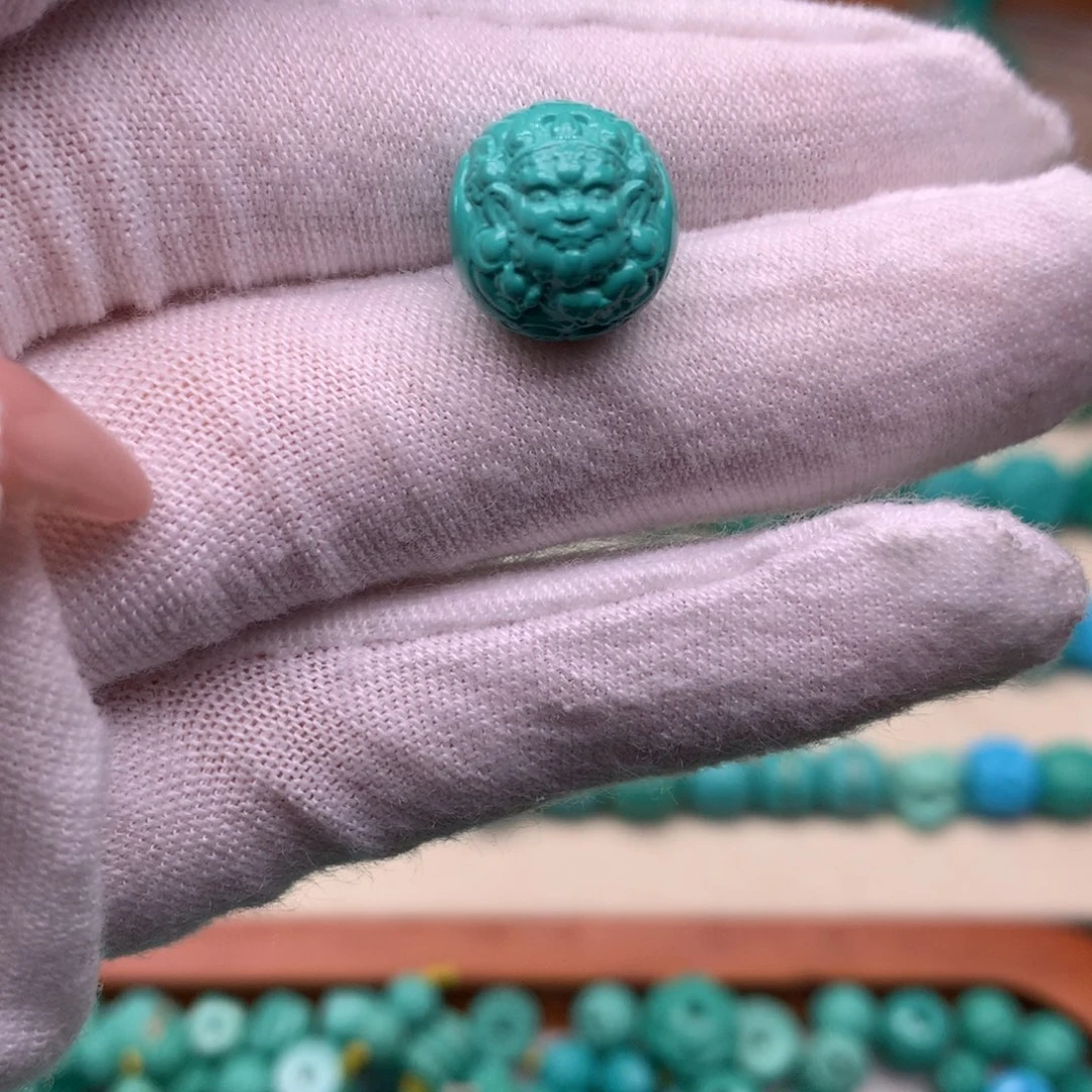 原生态散珠配饰黄财神卡11+