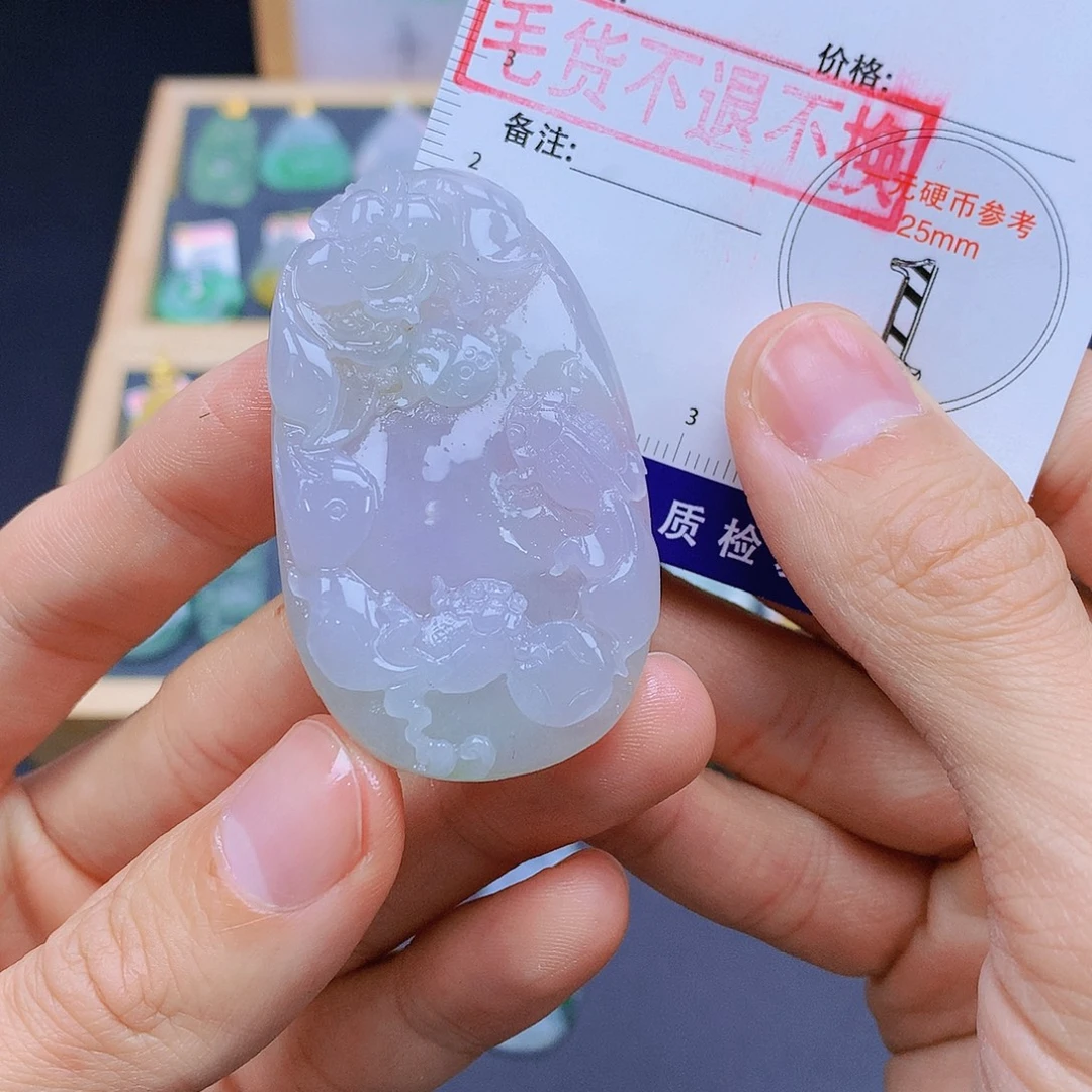 翡翠未镶嵌颈饰翡翠