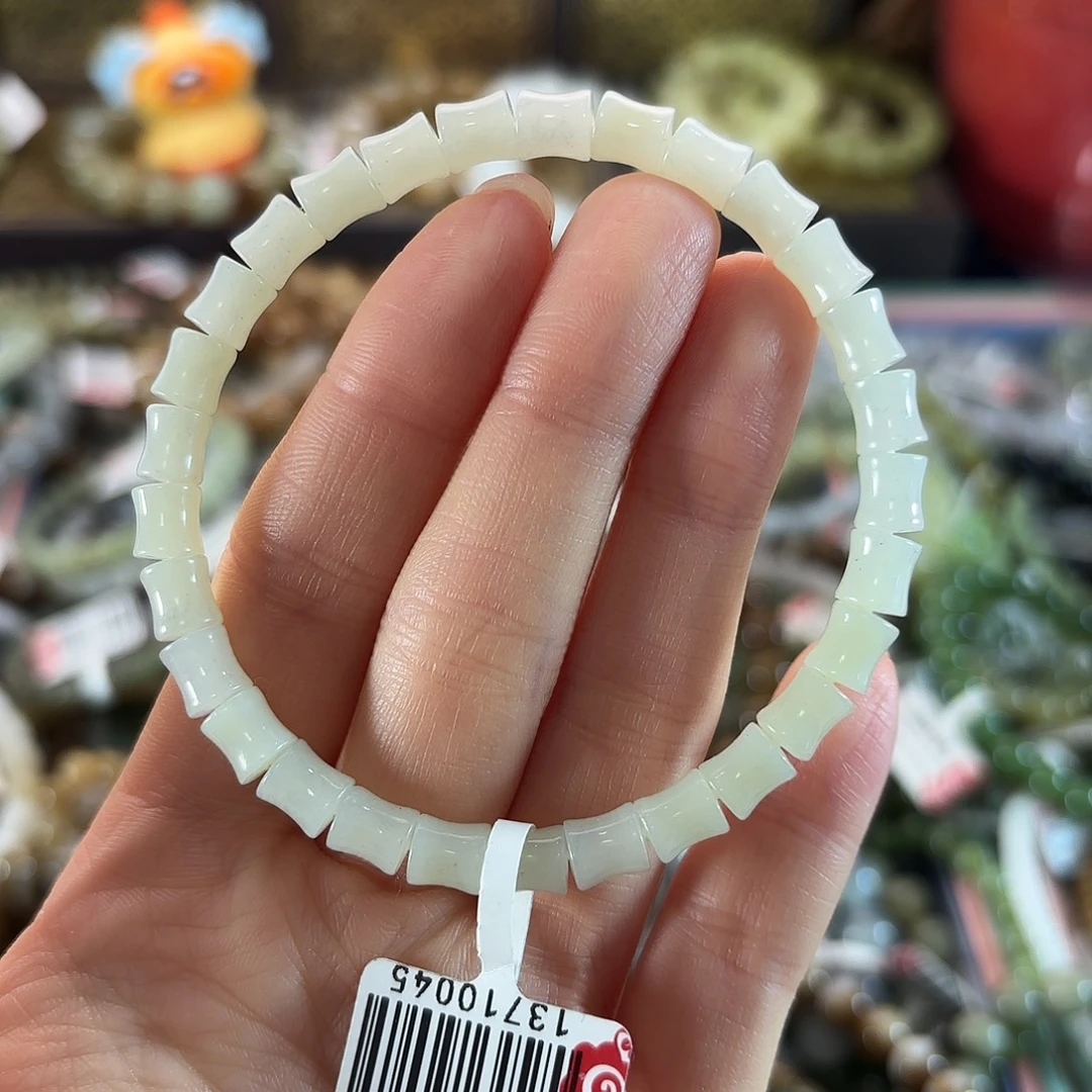 和田玉未镶嵌手链334