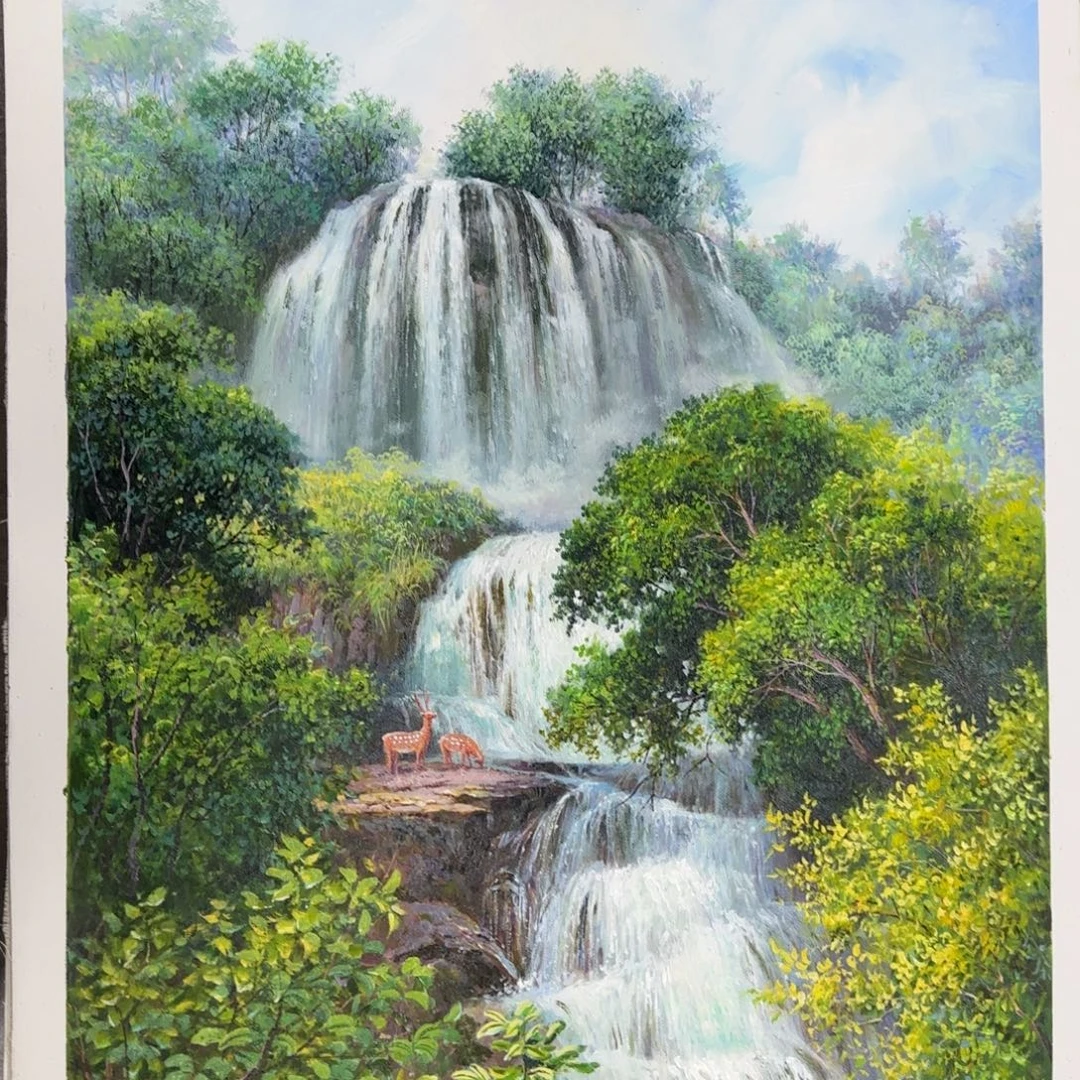油画加油加油努力加油加油
