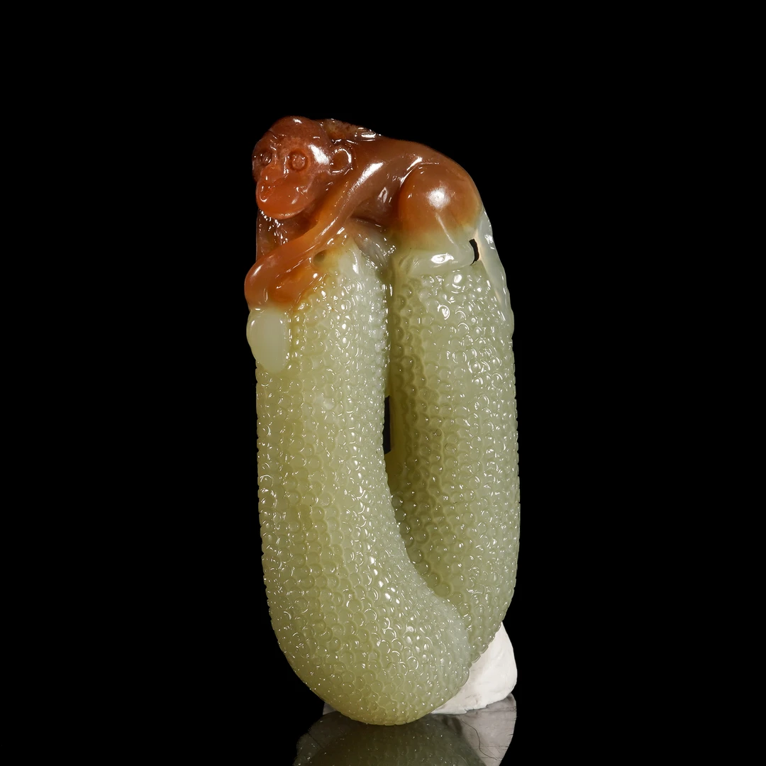 LOT.005和田玉巧雕多子多福/X4208