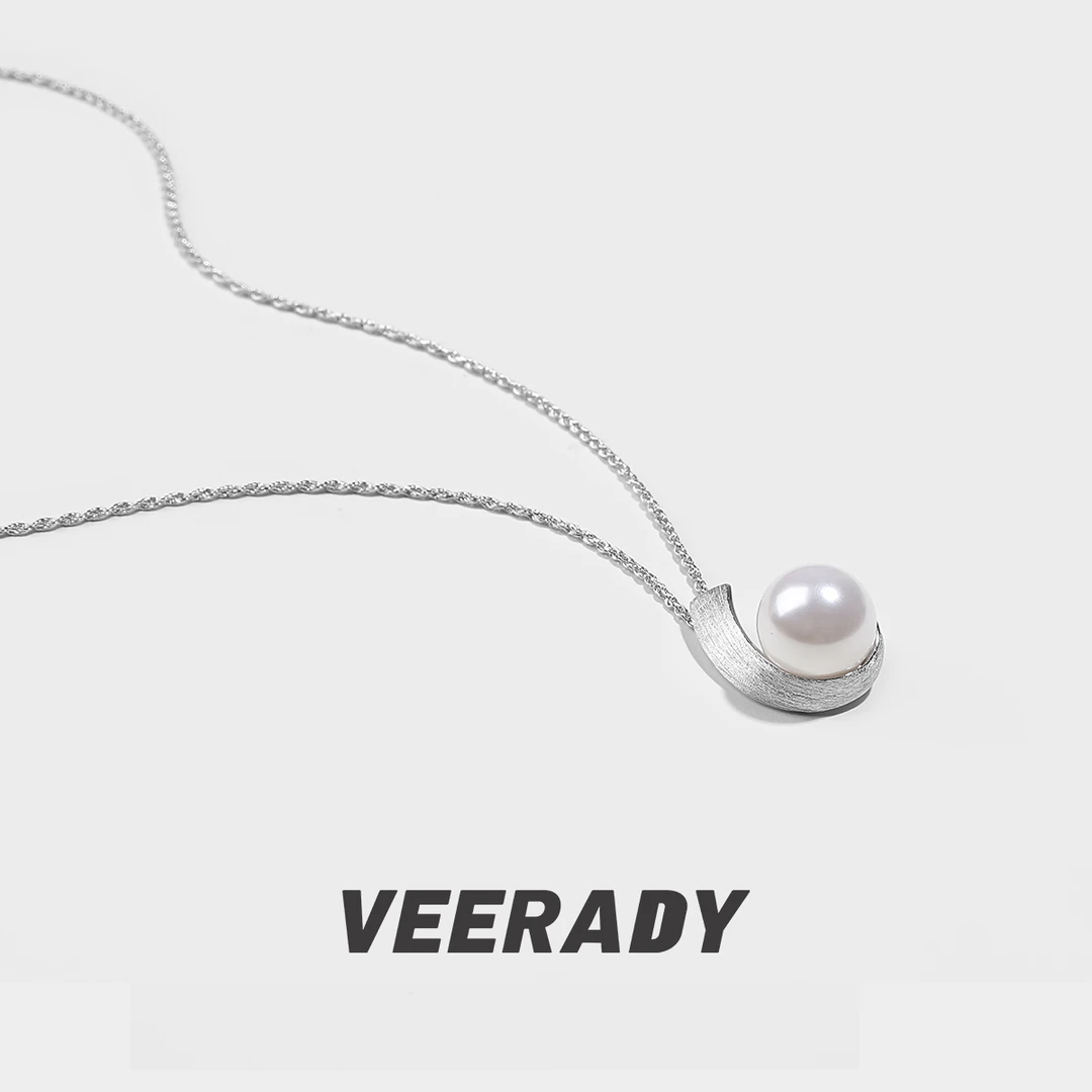 链子925银 贝珠项链女款2025年新款轻奢高级感珍珠吊坠锁骨链