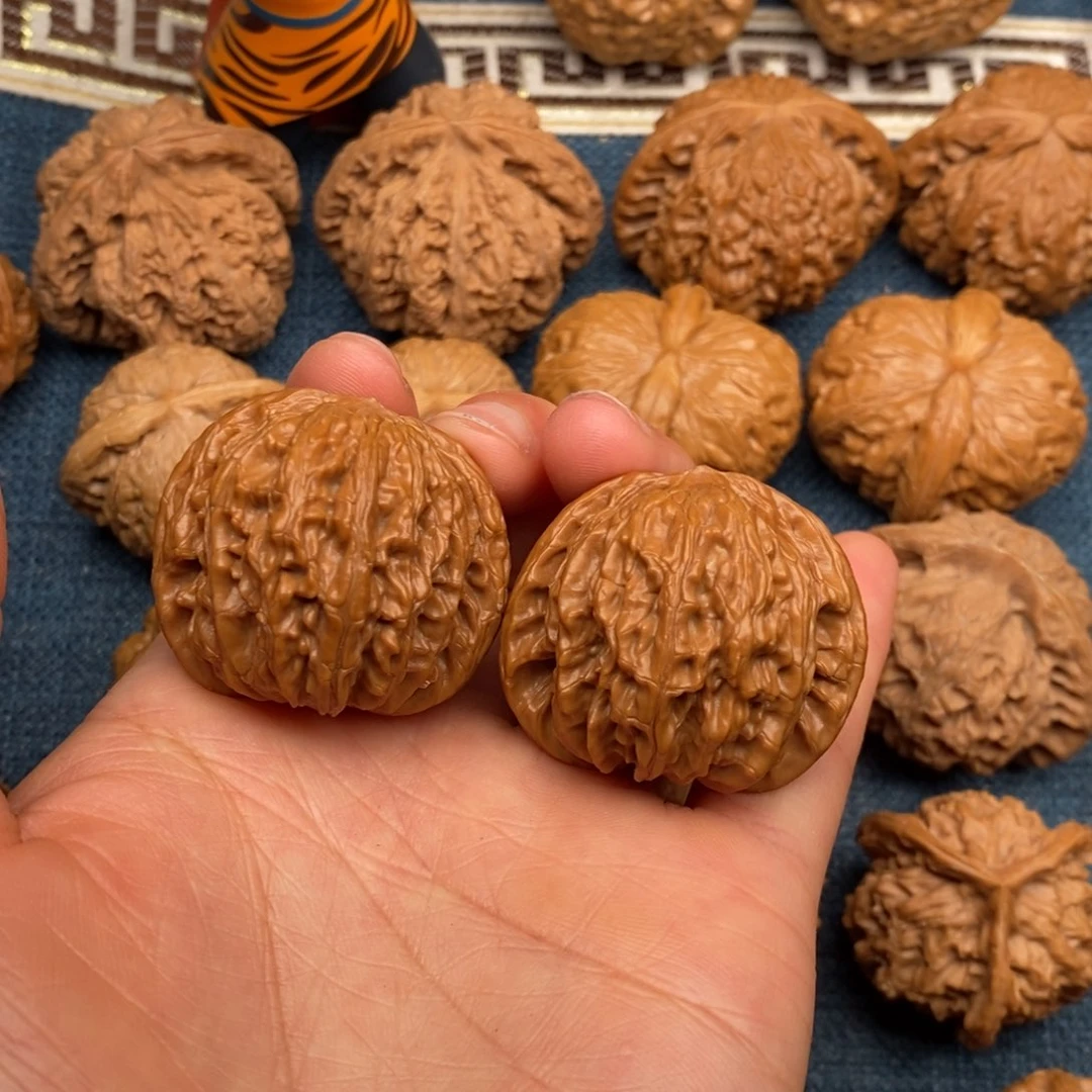 文玩核桃把件38全品磨