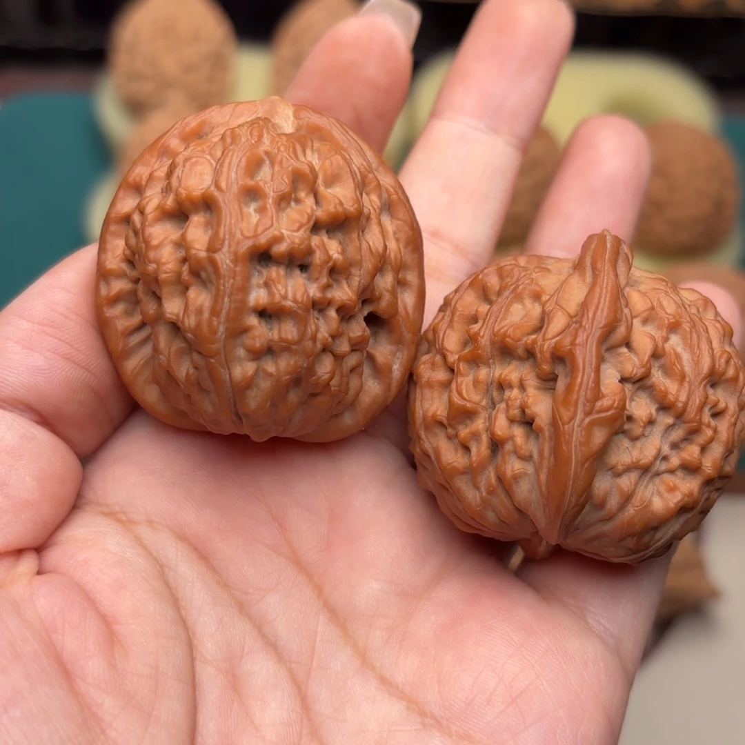 把件文玩核桃原树莲花