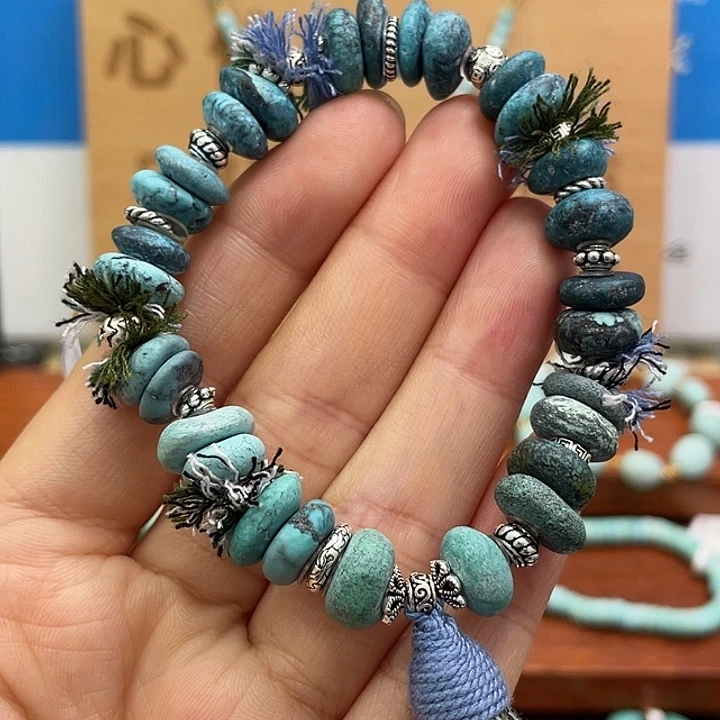 绿松石银S925镶嵌珠宝奇石