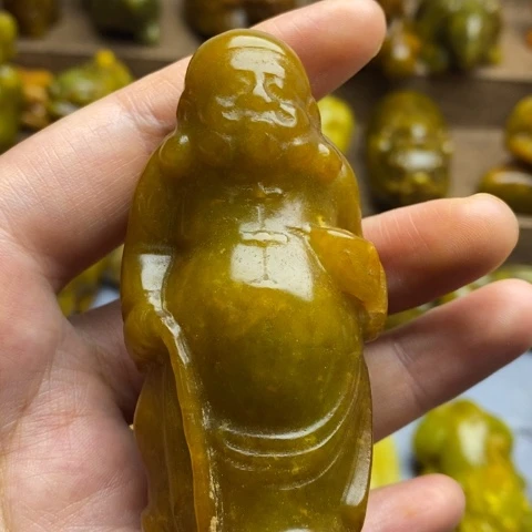 蛇纹石玉未镶嵌颈饰57