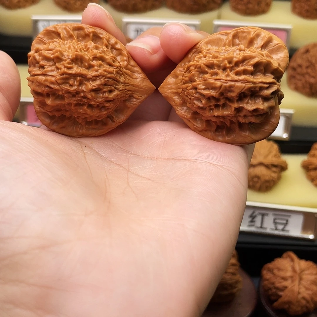 文玩核桃吊坠朱雀异形39全品