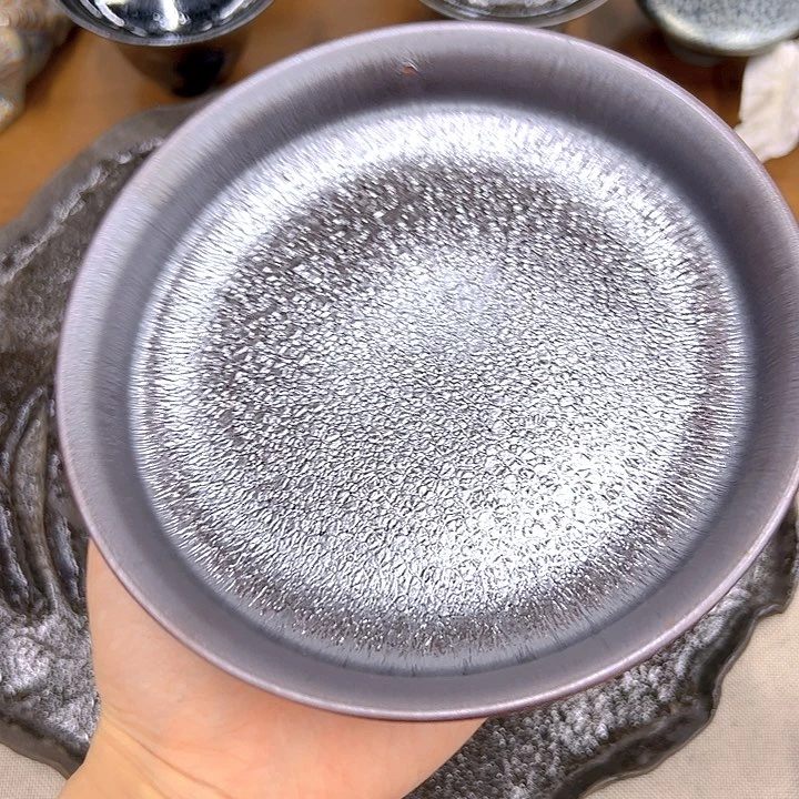 茶盏在栖落直播间选的好好看哦 微微瑕