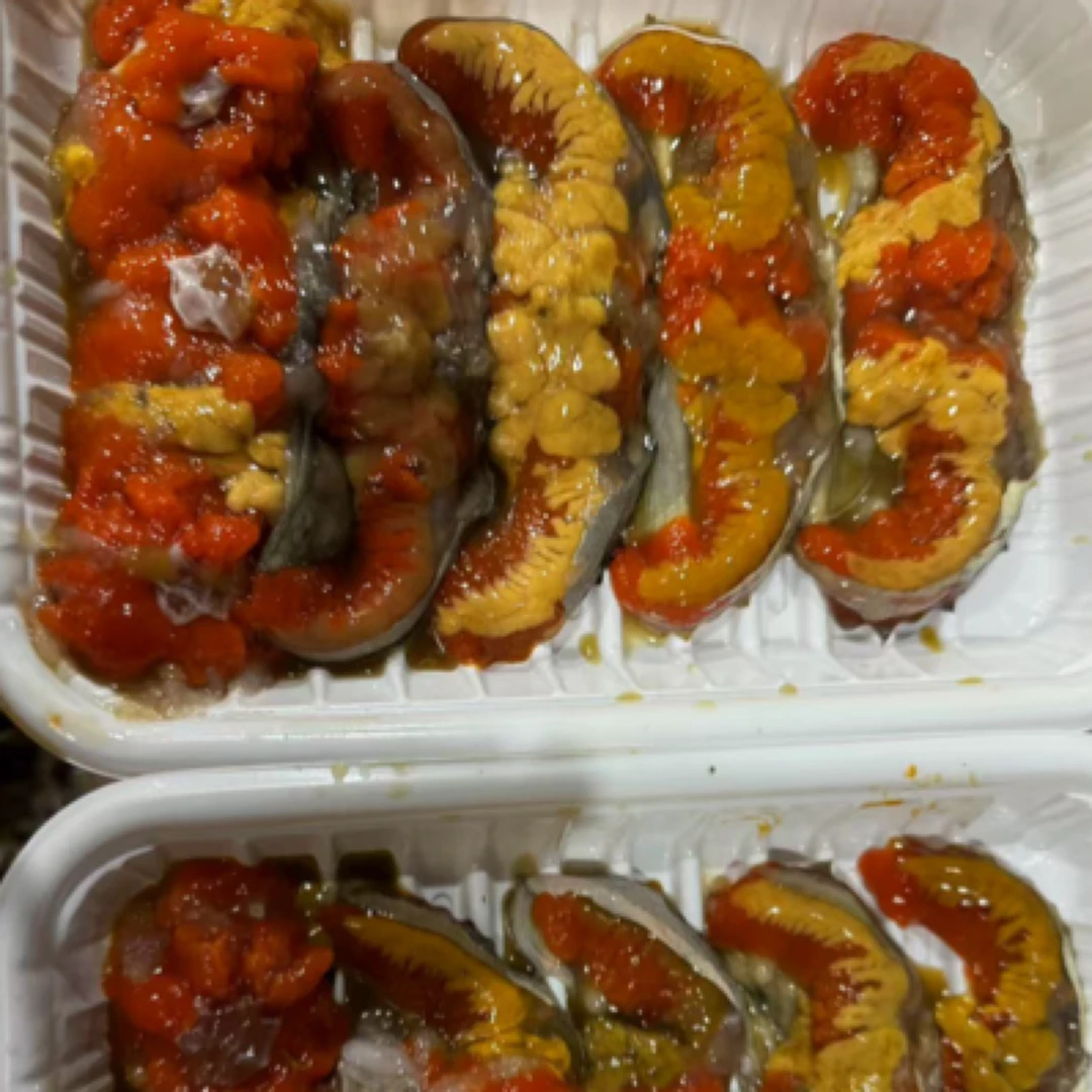 膏蟹 蟹膏钓饵海钓饵筏钓海筏纯膏蟹螃蟹膏饵一盒重量200克左右