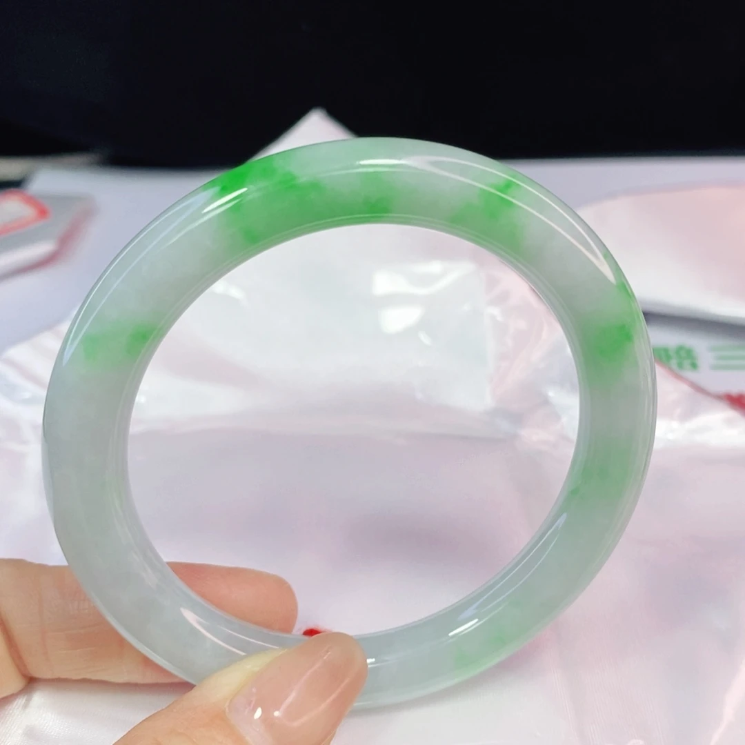 未镶嵌手镯翡翠米**下57.6圆镯