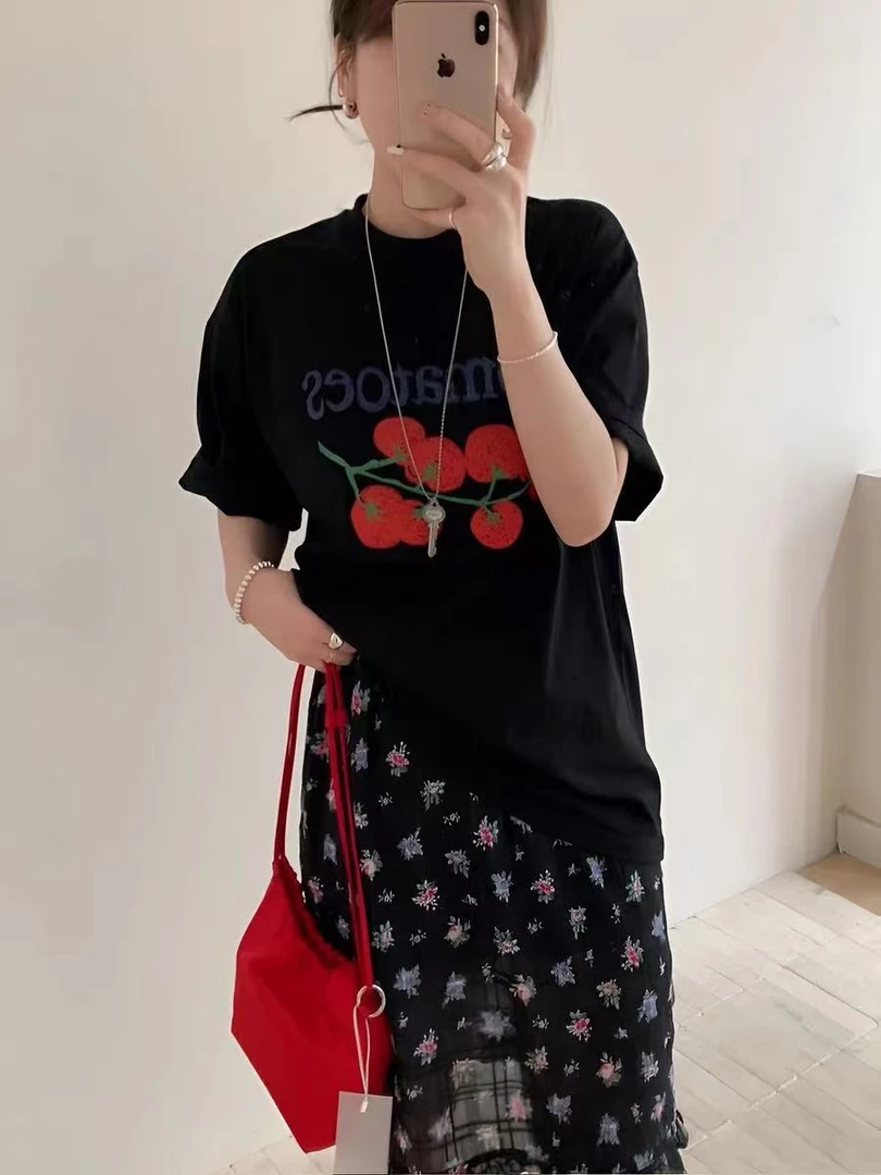 编号【A901-999】韩系短袖2025年新款T恤无感印花棉感韩系·seoul