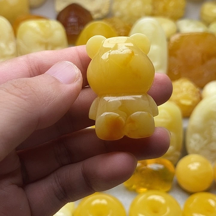 琥珀颈饰未镶嵌琥珀蜜蜡吊坠