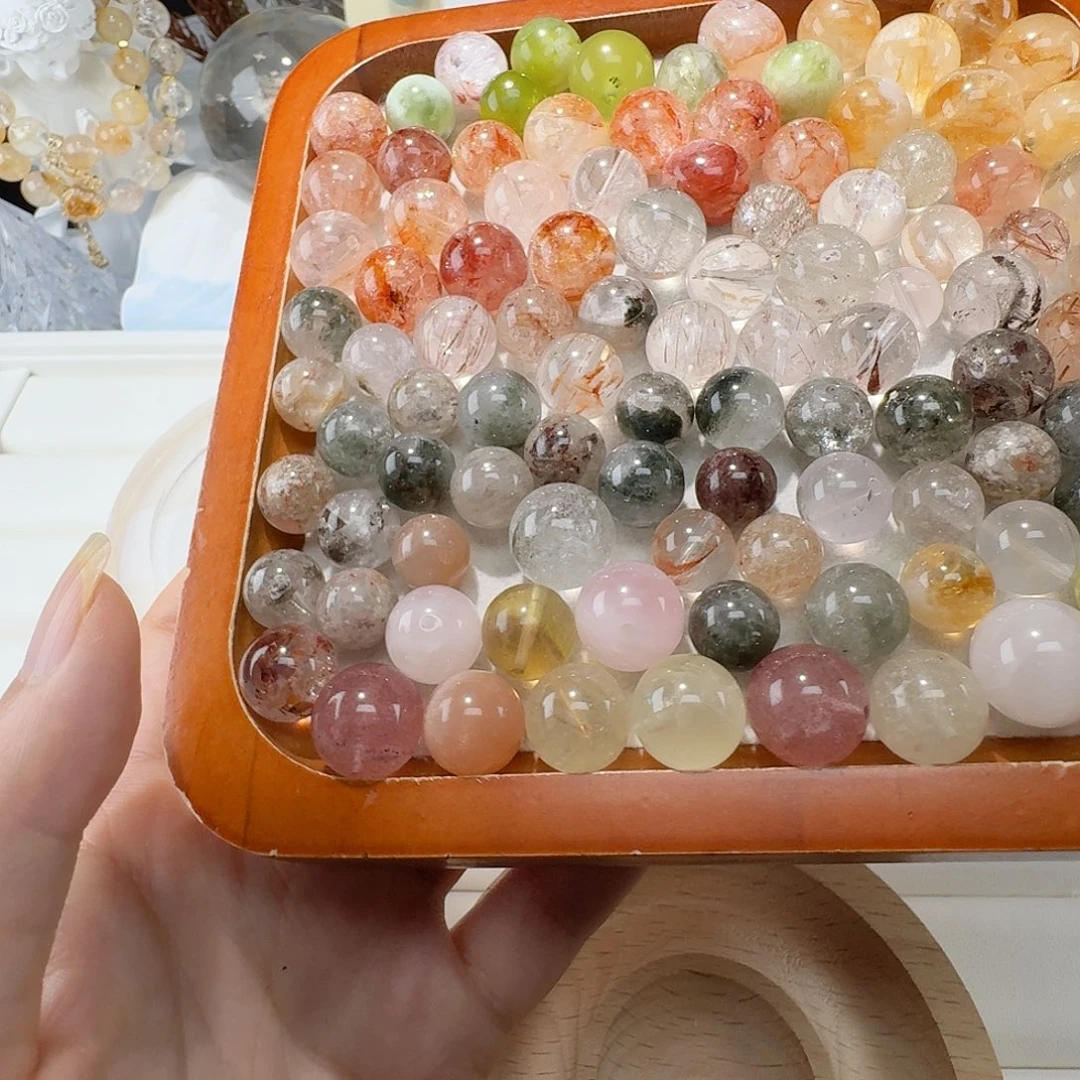 银S925镶嵌手链烟晶