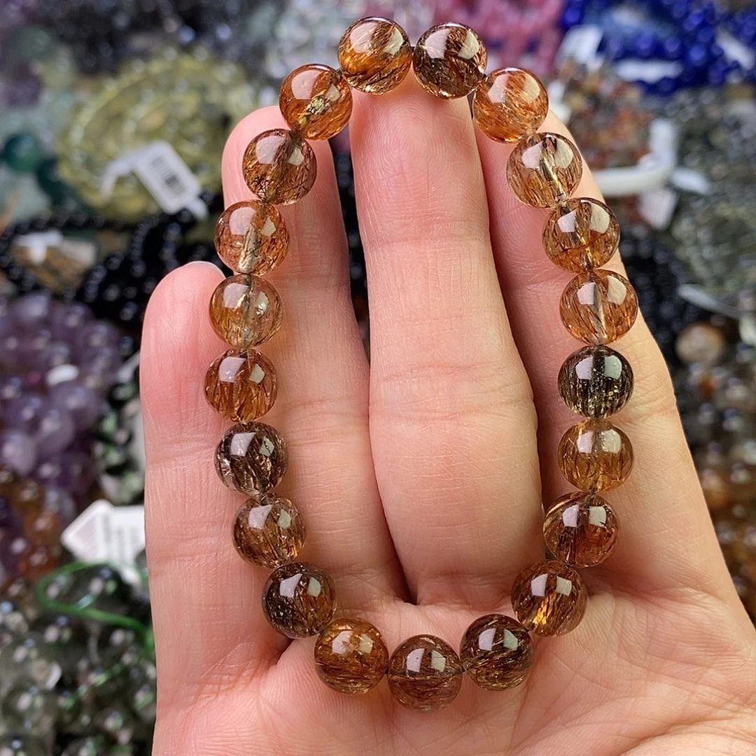 水晶手链未镶嵌?*乐卡9