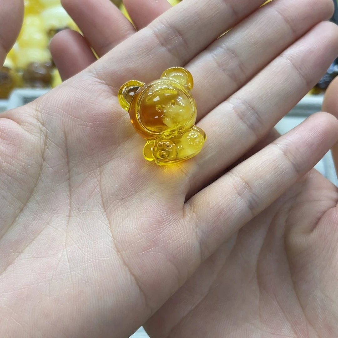 裸石琥珀未镶嵌天然琥珀多妹