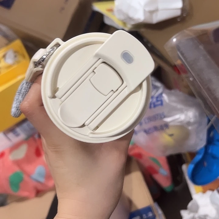 熊钛杯 485ml  白 。。钛杯