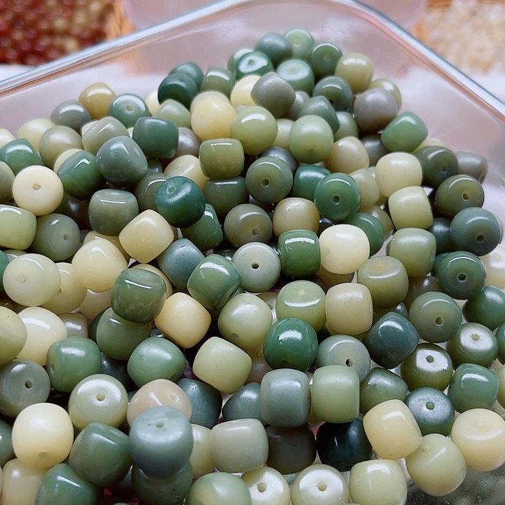 白玉菩提手串11-9青提直切60颗卡灯牌宠60颗