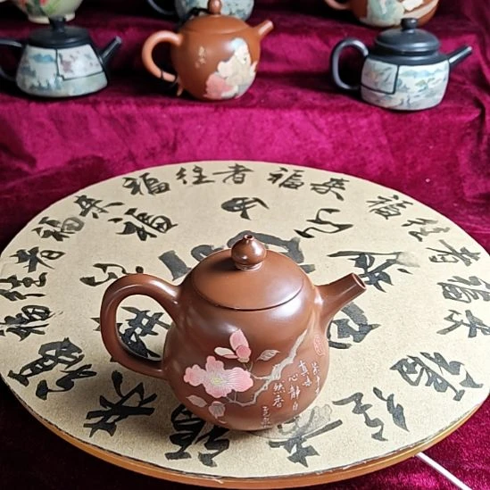 建水紫陶全品茶壶5号