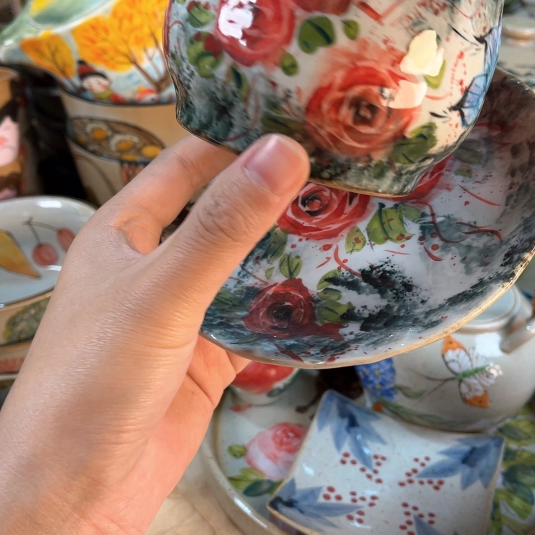 景德镇手工手绘杯