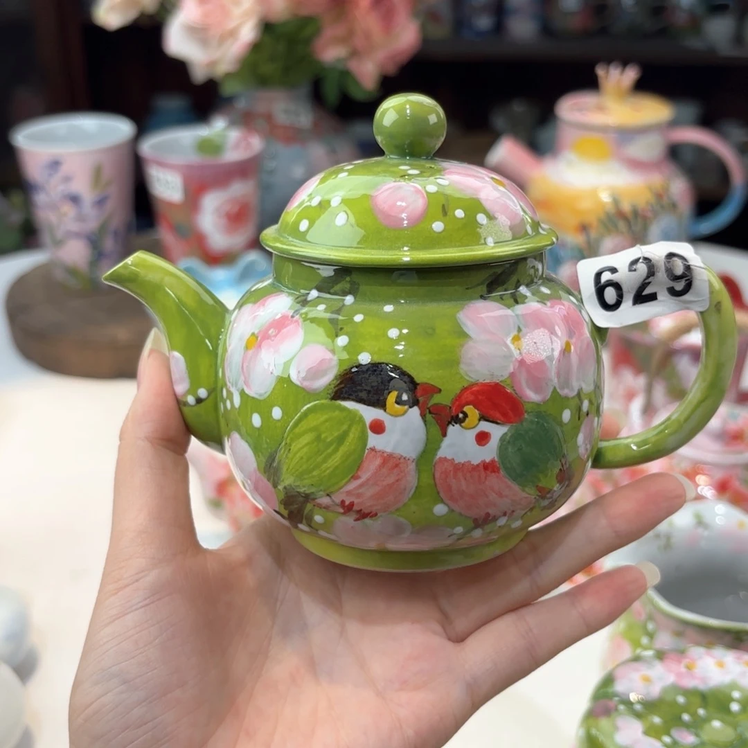 景德镇手绘高温釉下彩陶瓷茶具