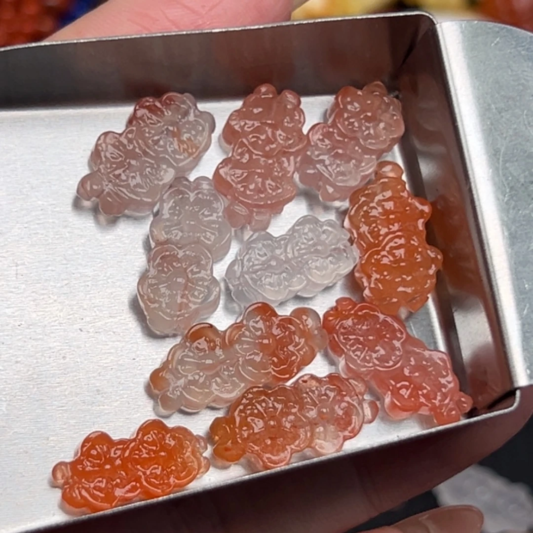 南红玛瑙未镶嵌吊坠(不含链)