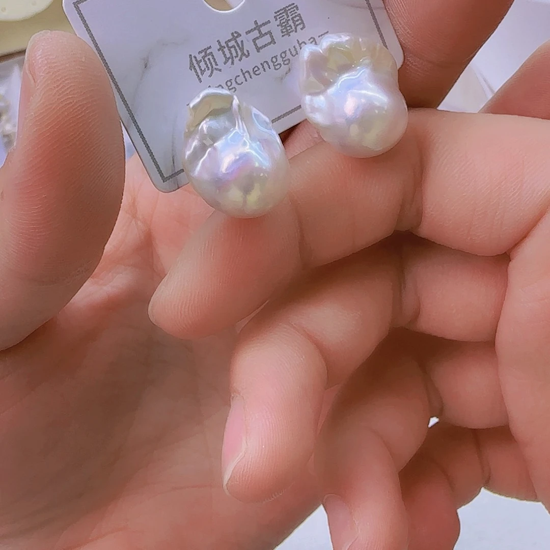 银S925镶嵌项链定制630有瑕疵淡水珍珠