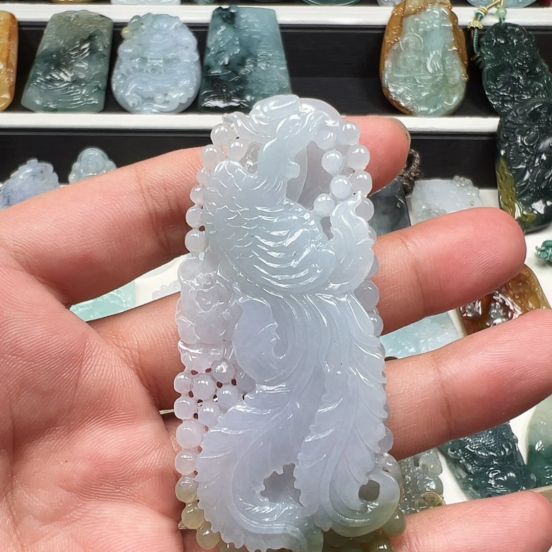 嘉***怡翡翠未镶嵌颈饰天然