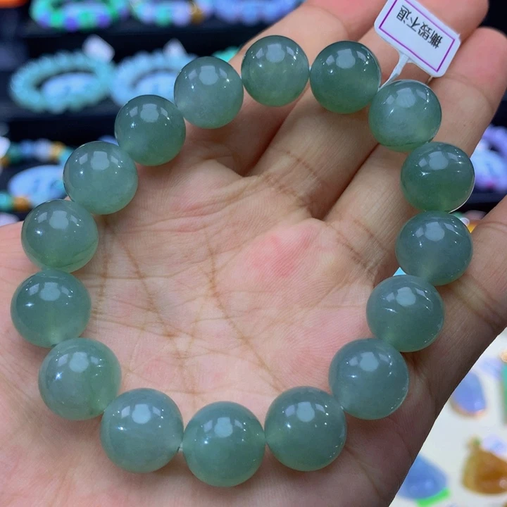翡翠未镶嵌手链翡翠12+