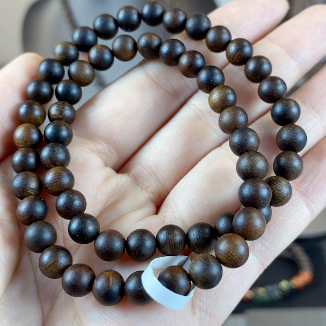 沉香手串达拉干卡6mm双圈