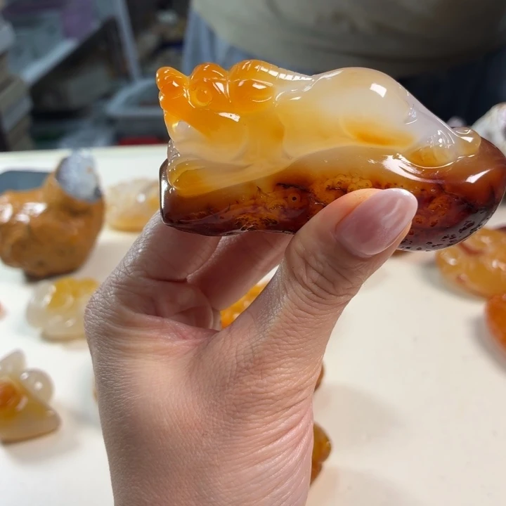 玛瑙/玉髓吊坠(不含链)未镶嵌