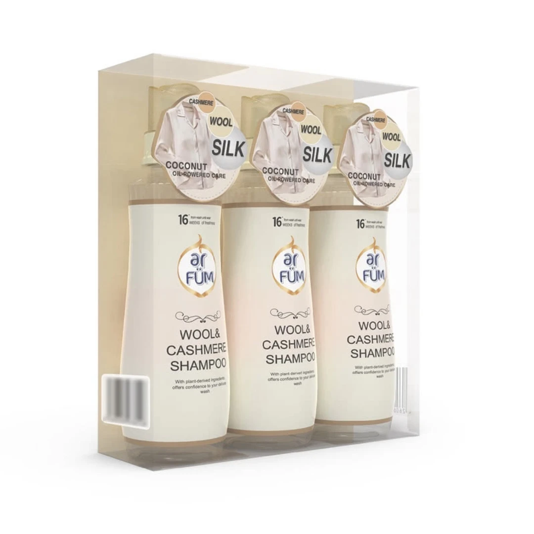 纺优美 进口羊绒真丝洗衣液500ml*3