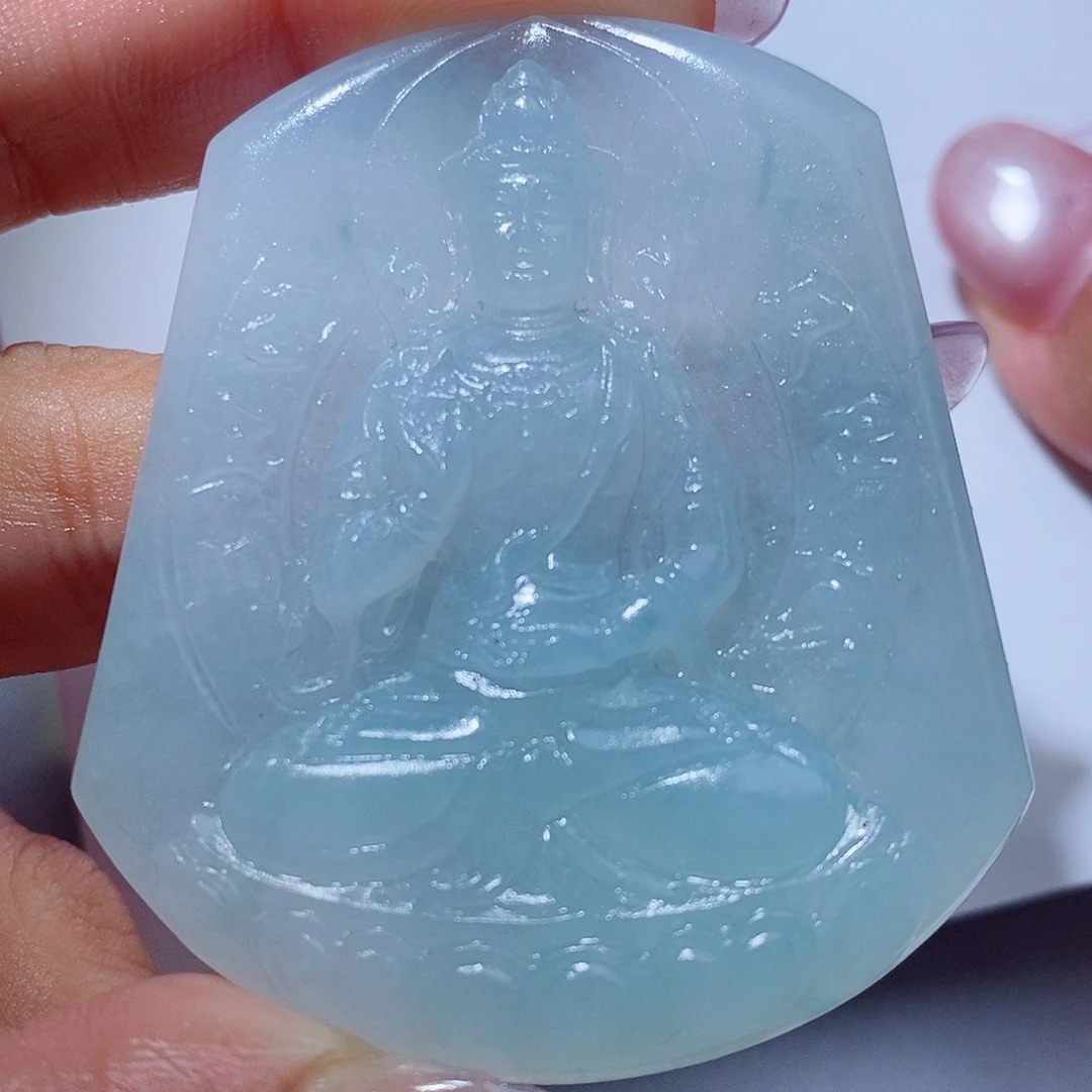 艺***怀定制翡翠未镶嵌翡翠
