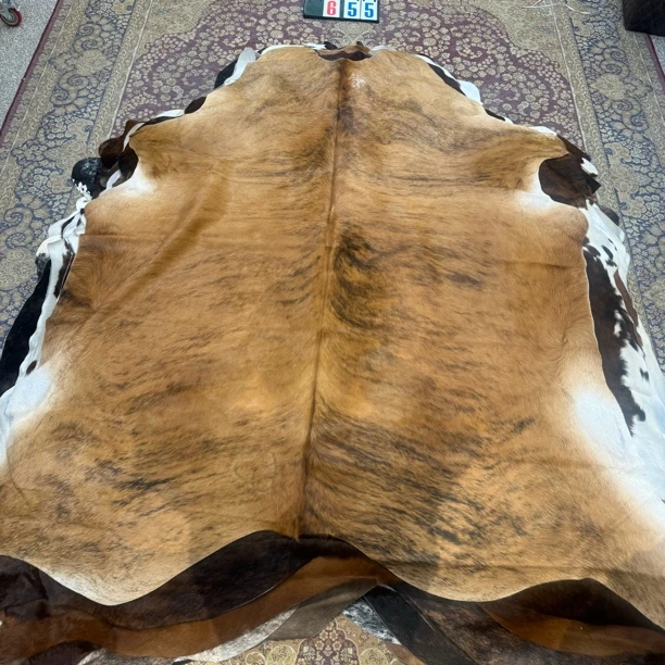 【本尼家】K655 260*230cm专拍牛皮地毯家用轻奢