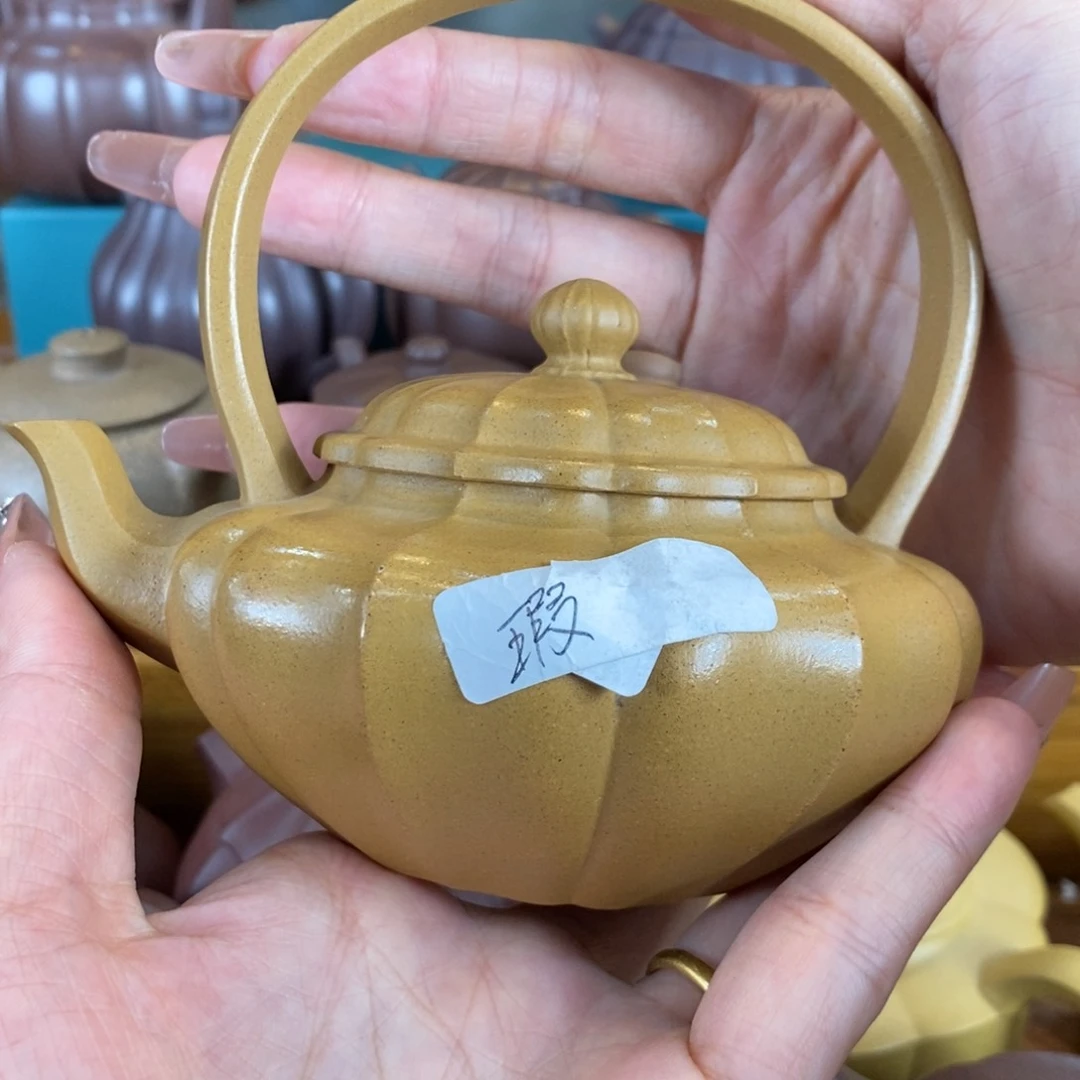 嫣***笑茶壶紫砂原矿泥料手工壶直播间