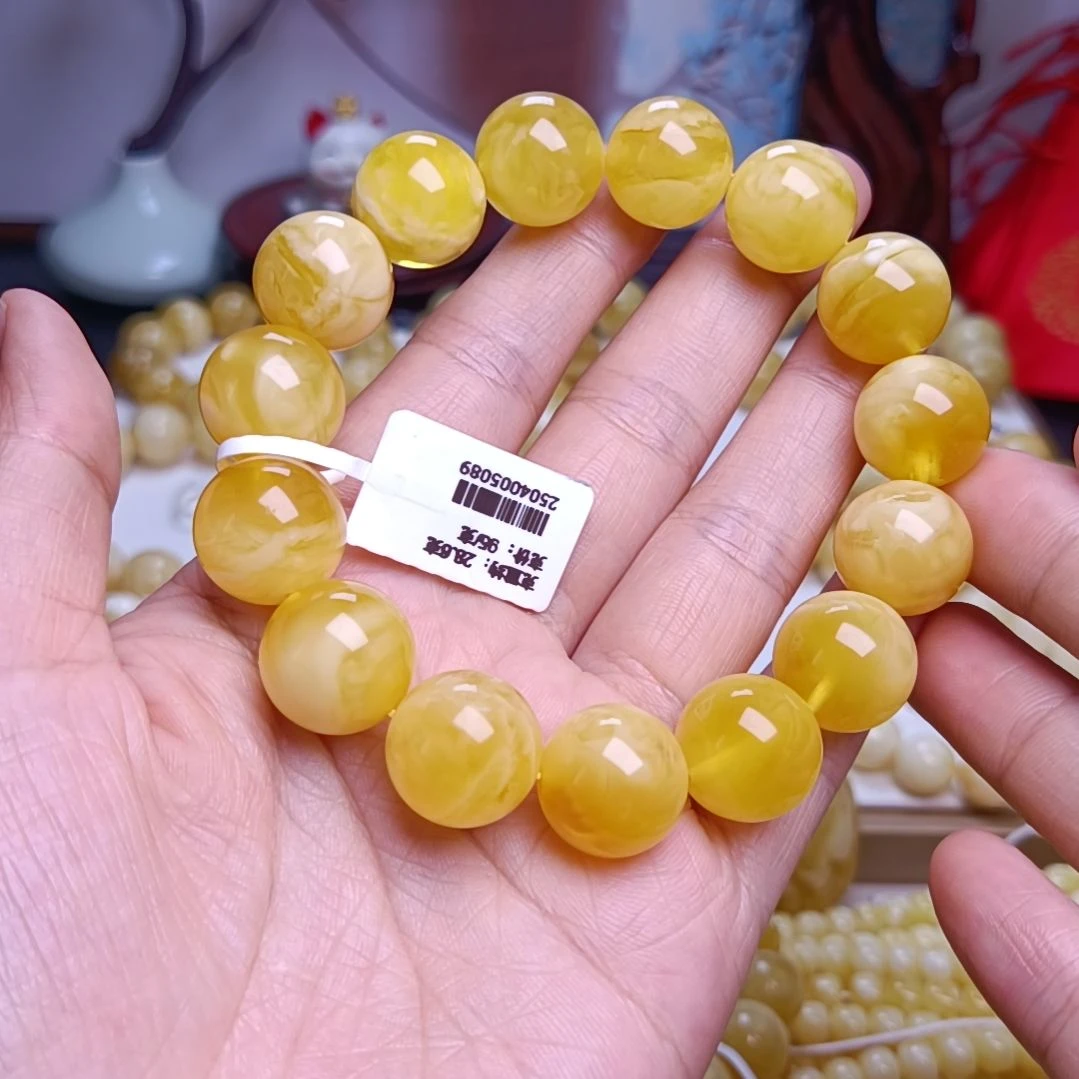 【闪购商品】未镶嵌蜜蜡手串15+圆珠手串