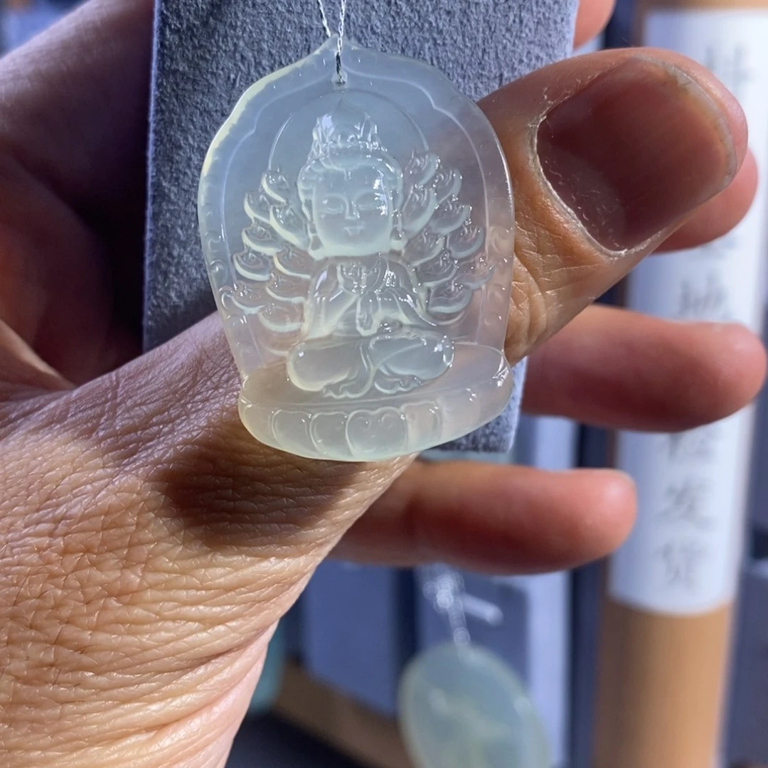 未镶嵌岫玉吊坠吊坠