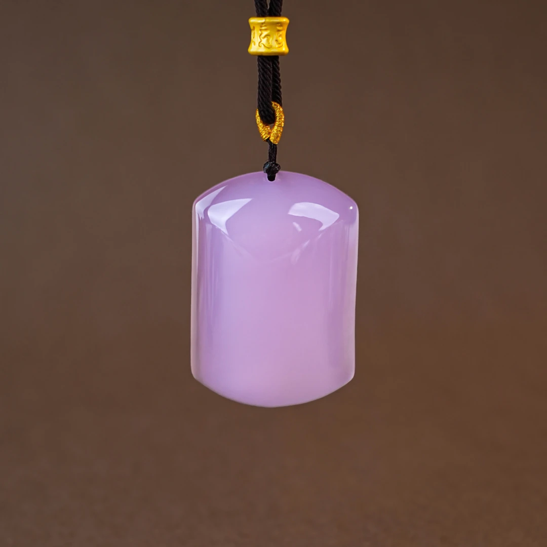 Y-658 紫玛瑙圆角无事牌