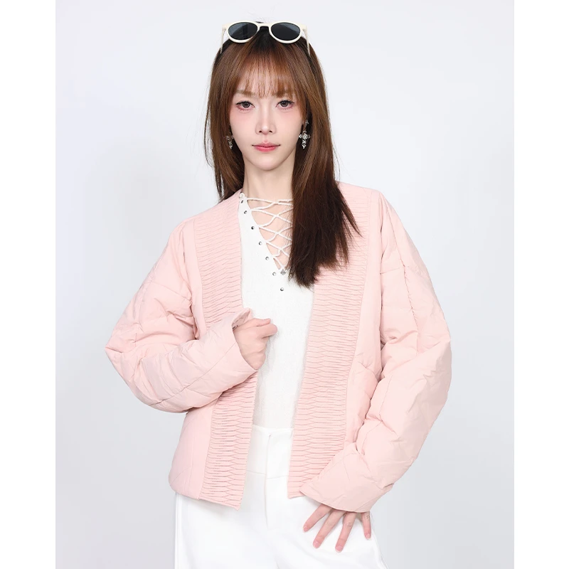 Auuuu/EOEZ 短款休闲女士轻薄保暖冬季鹅绒服EZY3077