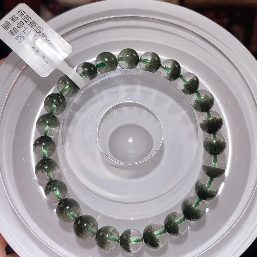 水晶手链未镶嵌F绿幽灵7.9