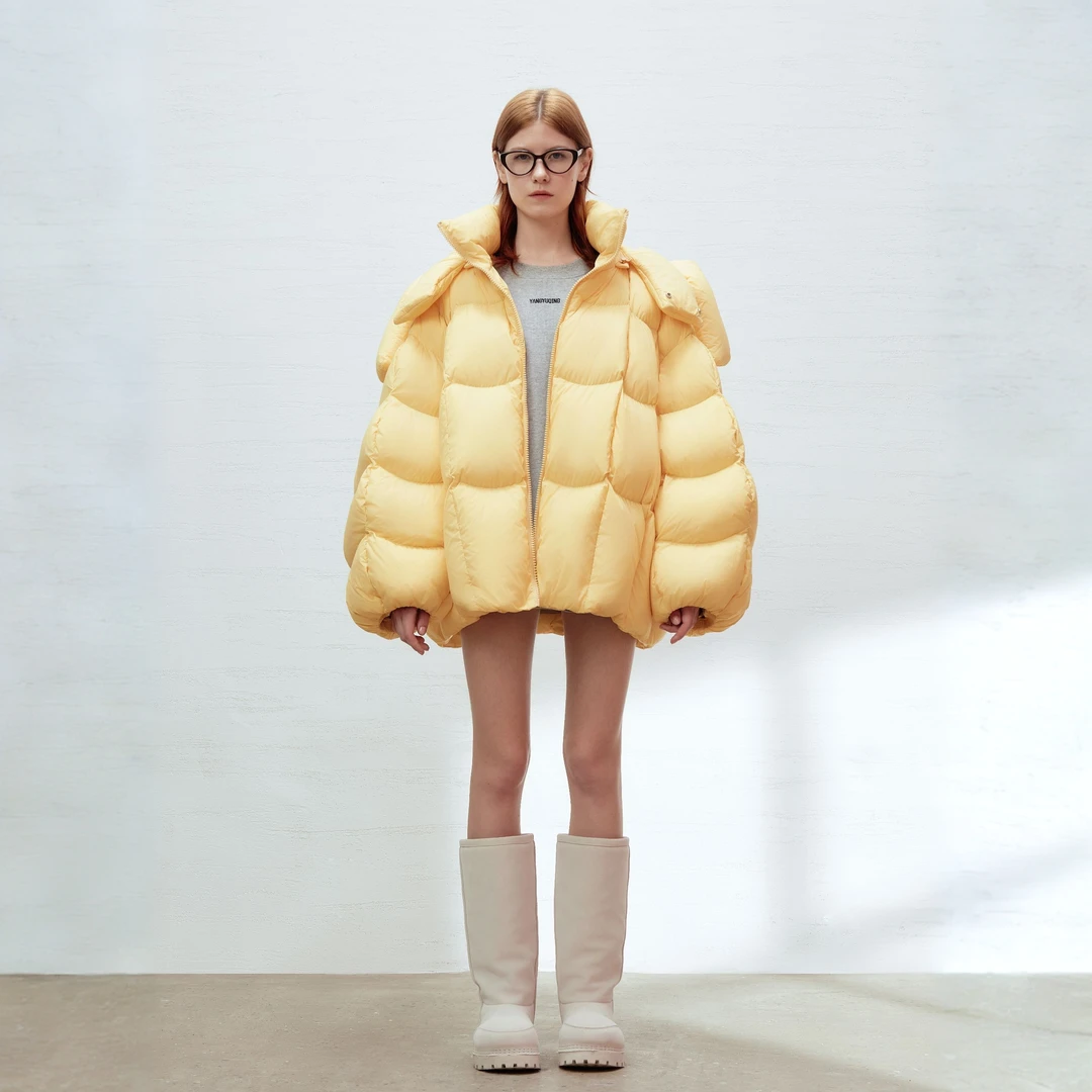 YANGYUQING设计师品牌球型廓形羽绒服25AW