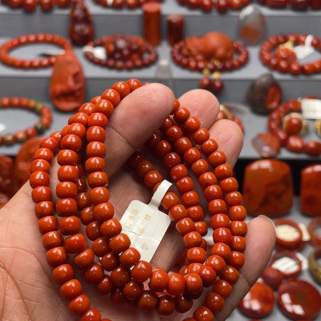 南红玛瑙未镶嵌珠宝奇石多圈6