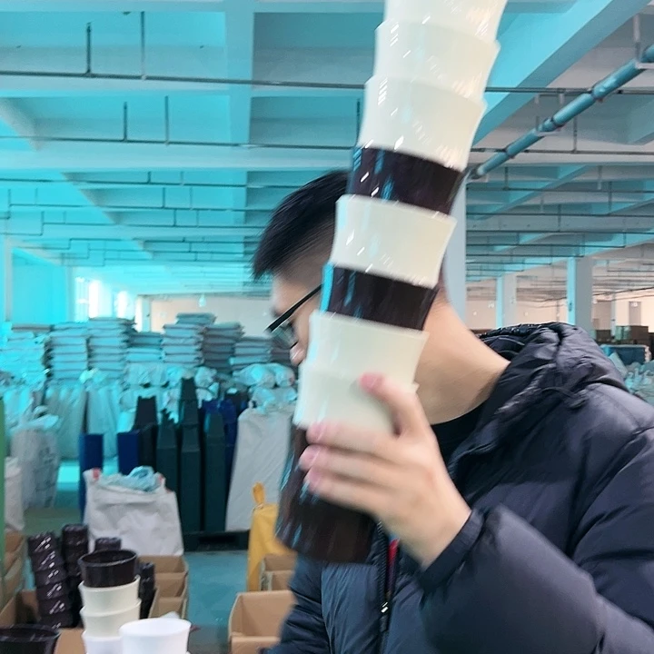 特价竹节口10高10.5米色带托10只