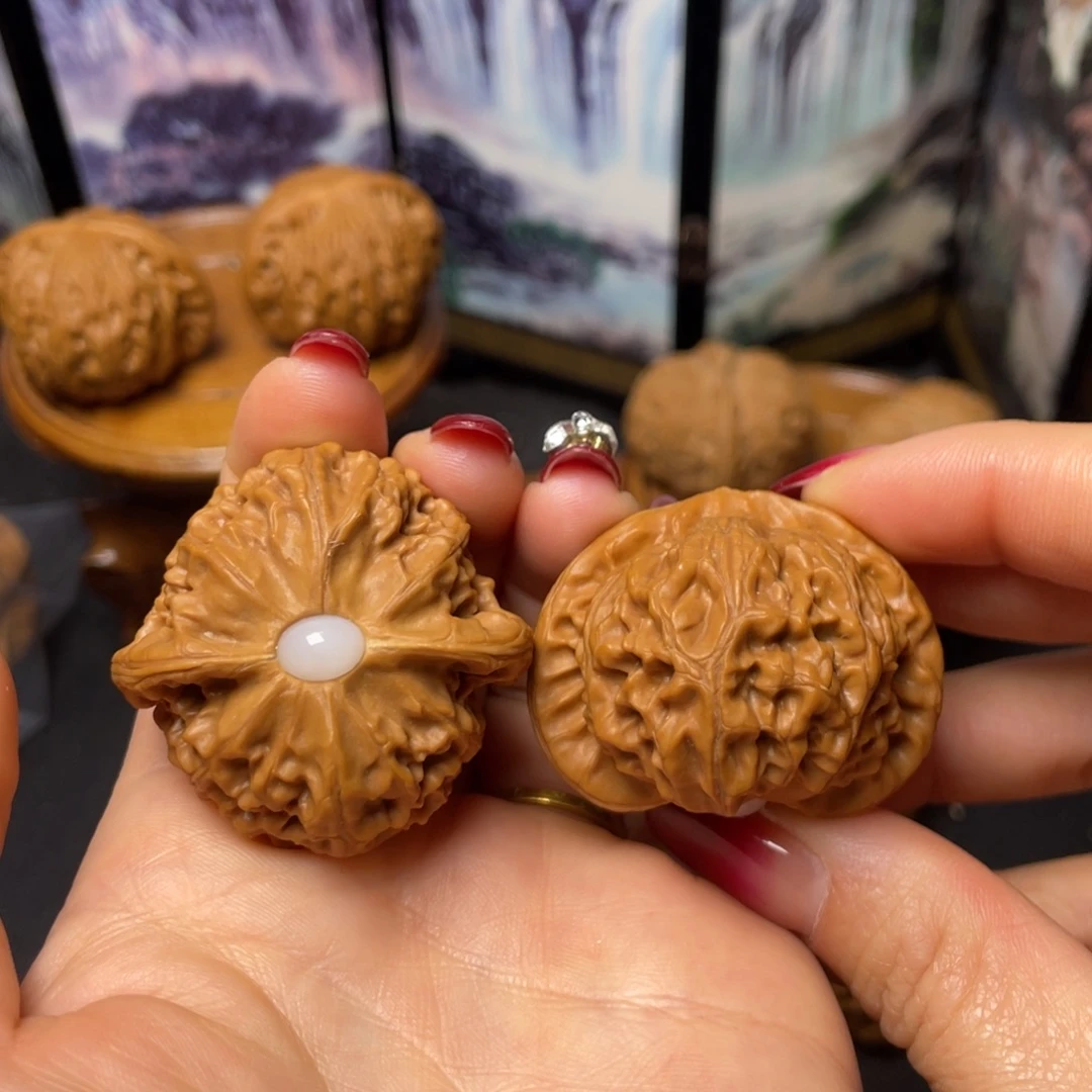 文玩核桃把件41宫灯