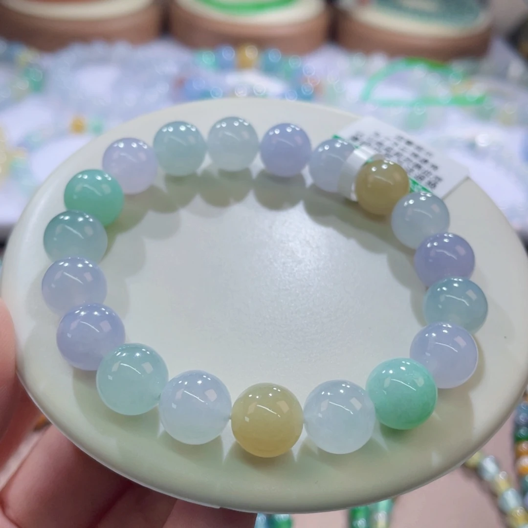 未镶嵌手链翡翠马卡龙卡10