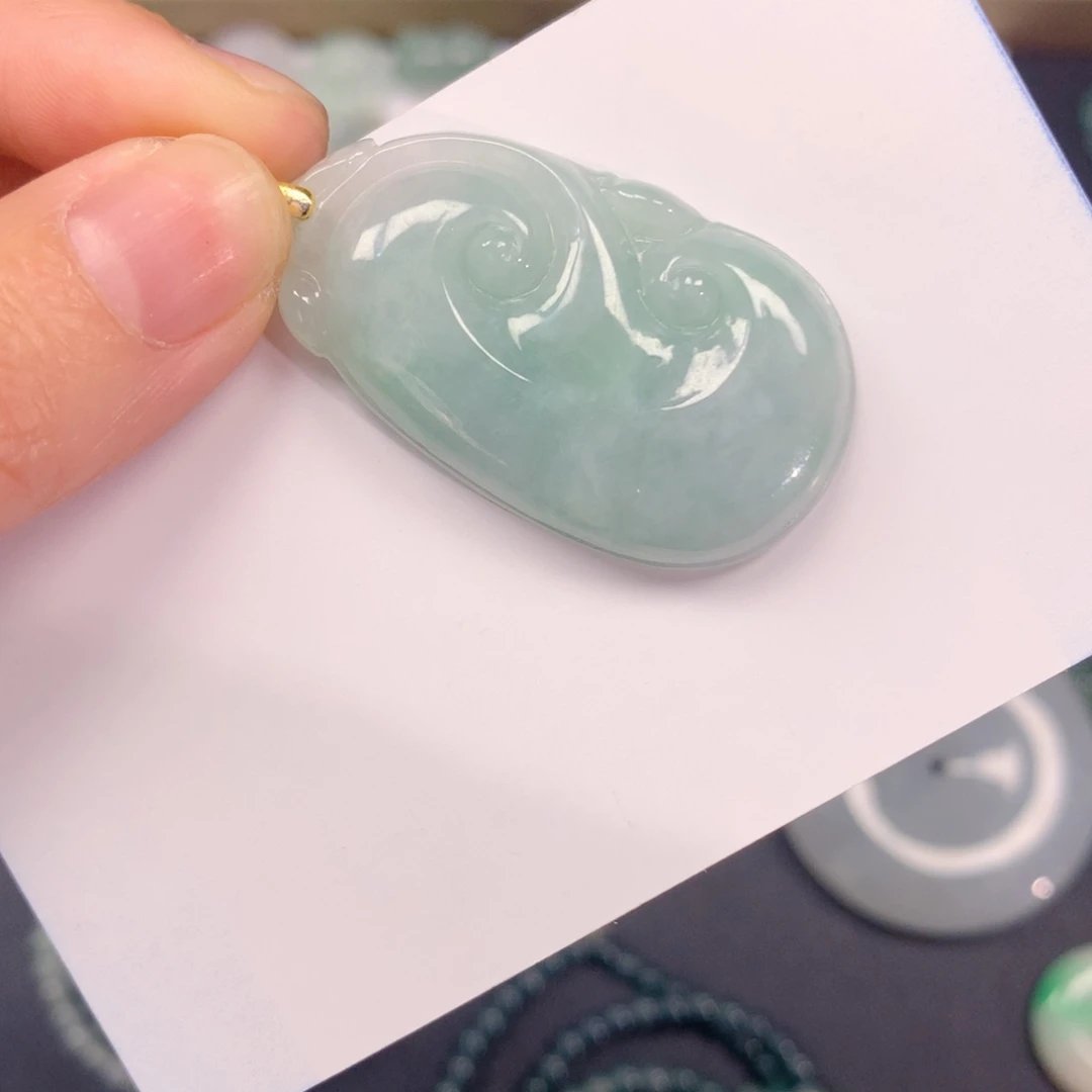 翡翠未镶嵌颈饰纯天然a货翡翠