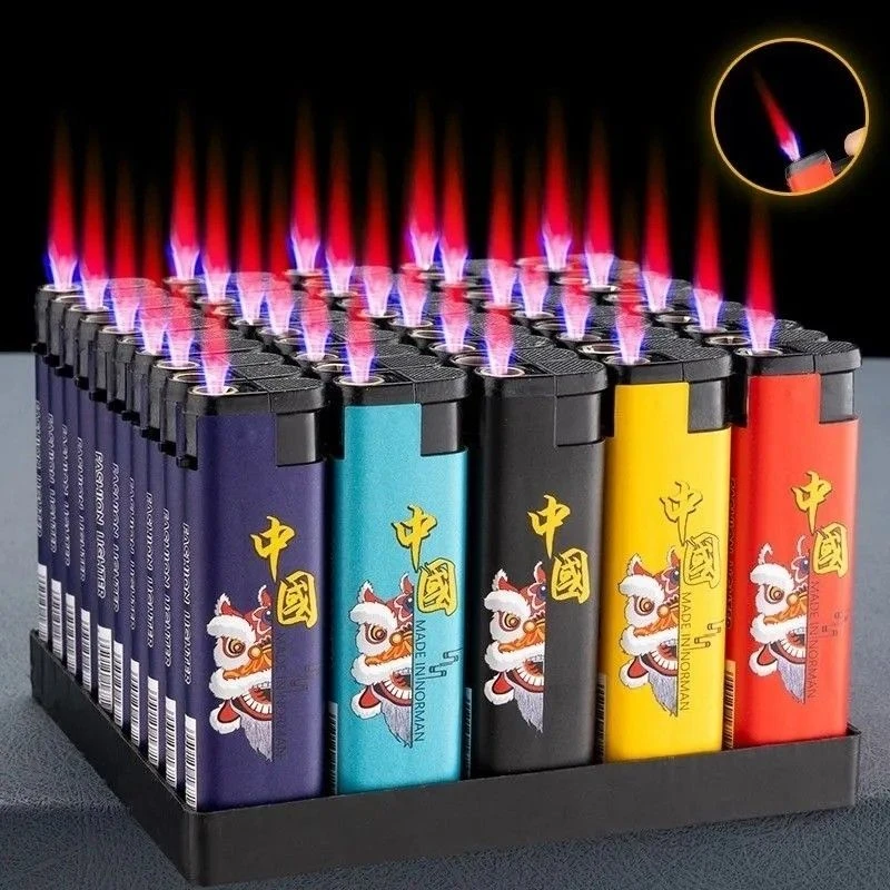 （厂家直销坏机包赔）防风打火机加厚防爆耐用时一次性高档打火机