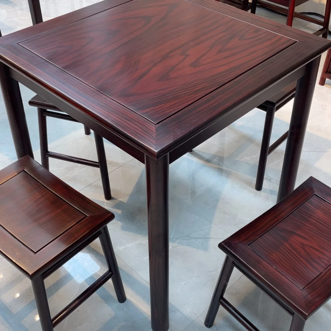 马***飞紫檀木类端景台四方桌
