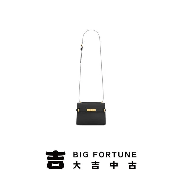 99新 YSL/圣罗兰 大吉中古/Ysl圣罗兰曼哈顿黑金mini斜挎包