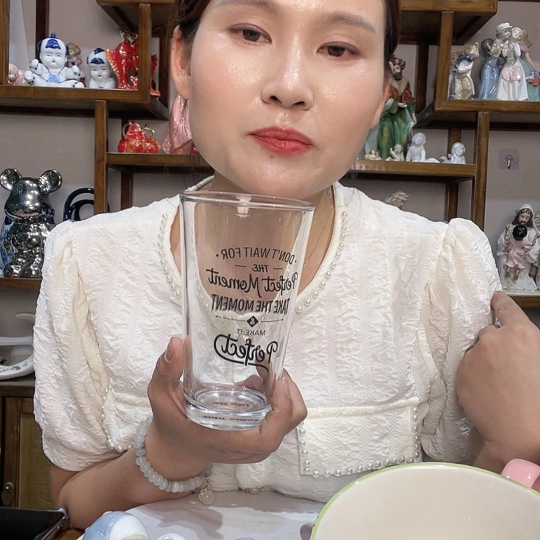 【闪购商品】琉璃手工艺品不*福利英文杯1个